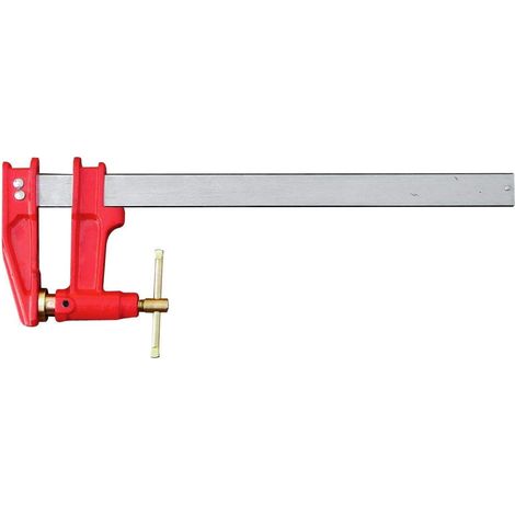 1 - Serre-Joint - Étau De Serrage - Mâchoires En Fonte D&39acier - Double Filetage Inversé - Pour Menuiserie Et Métallerie - Gris - 35x8cm