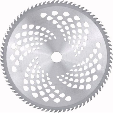 Lame de débroussailleuse 25,4 cm – 40/60/80 dents en alliage de carbure – Coupe efficace des broussailles et mauvaises herbes