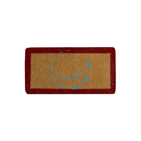 ZERBINO IMPERIALE A FASCIA ROSSO SPESSORE MM.38 - cm.70x140, spessore mm.38
