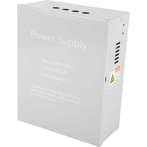 Contrôleur d'accès 12 V 3 A 220 V pour interphone de bâtiment, boîtier d'alimentation pour porte métallique. (1/5)