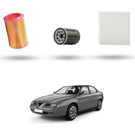 Kit Tagliando 3 filtri compatibile con Alfa Romeo 166 (936) 3.2 V6 24V GTA 176kw dal 2003 al 2007 (1/5)