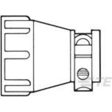 TE Connectivity 1-206070-0 Rundstecker Kabelklemme Serie (Rundsteckverbinder): CPC 1 St.