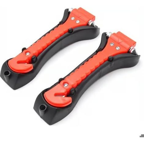 Brise-vitre/coupe-ceinture de sécurité en 2 parties, marteau de sécurité automobile, marteau d'urgence, brise-ceinture de sécurité 2 (1/5)
