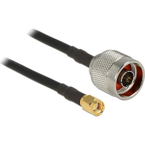 Hf n stecker  rp-sma stecker cfd200 low loss 2 m delock (1/2)