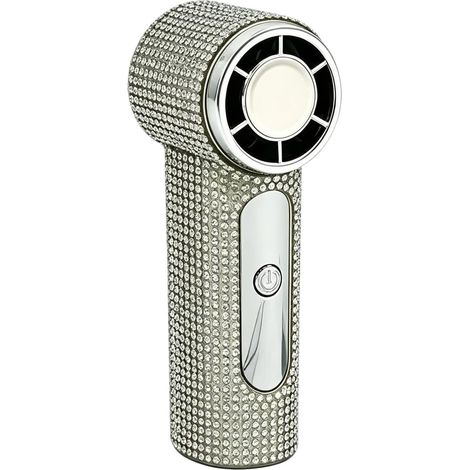 Ventilateur Rechargeable Petit à Main avec Strass (1/5)