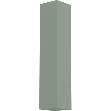 LUMICOM  CUBE Plafoniera, 1X GU10, max 33W, metallo, verde iceberg, H30cm