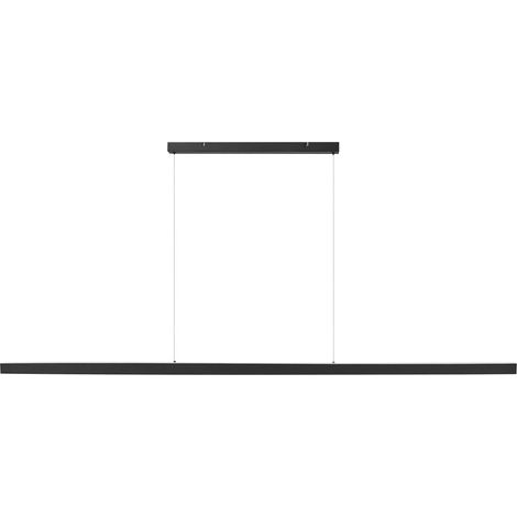 LED Hängeleuchte BADDANA Metall Schwarz