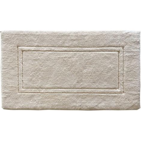 Tappeto bagno beige 60x110 cm