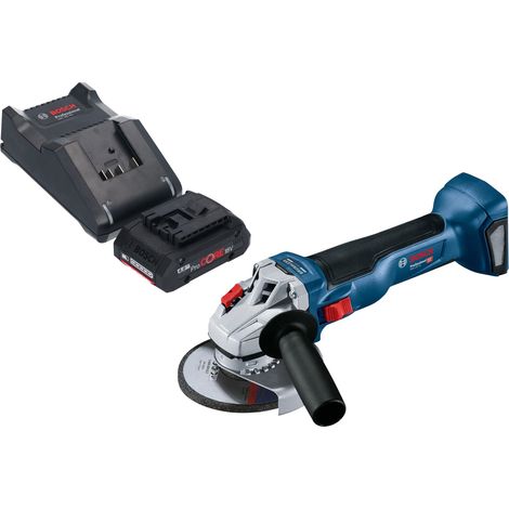 Bosch GWS 18V-10 Smerigliatrice angolare professionale a batteria 18 V 125 mm senza spazzole + 1x batteria ProCORE 4,0 Ah + caricabatterie