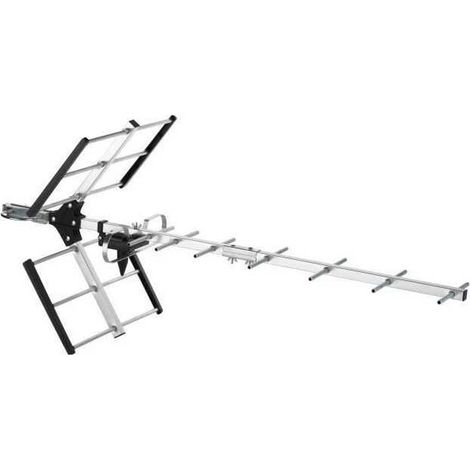 ONE FOR ALL SV9354 - Antenne TV exterieure TNT, Full HD, Filtre 4G - Gris