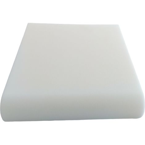 TENDAGGIMANIA Cuscino Sagomato per divani e poltrone - Materiale: Gommapiuma - Imbottitura per Divano Poltrona - Densità 30- Misure: Larghezza 63 x Profondità 63