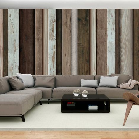 Papier Peint XXL "Wooden Fan" 280x500cm (1/2)