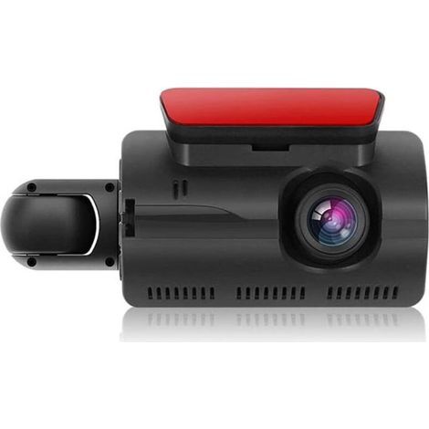 1296P DVR Dash Camera Voiture,Front & Inside Dual Camera Voiture Dashcam Enregistreur de Conduite avec Ecran IPS de 3 Pouces avec Vision Nocturne 170 ° Grand Angle G-Sensor Parking (1/4)