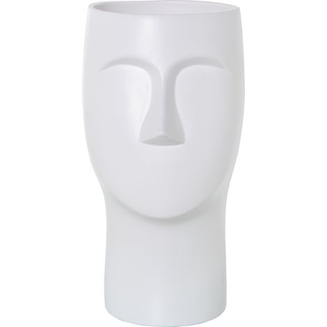 36 cm Keramikvase Matt White Face 18X19X36CMPOUR Alle Stile, um dem Haus eine Note zu verleihen (1/4)