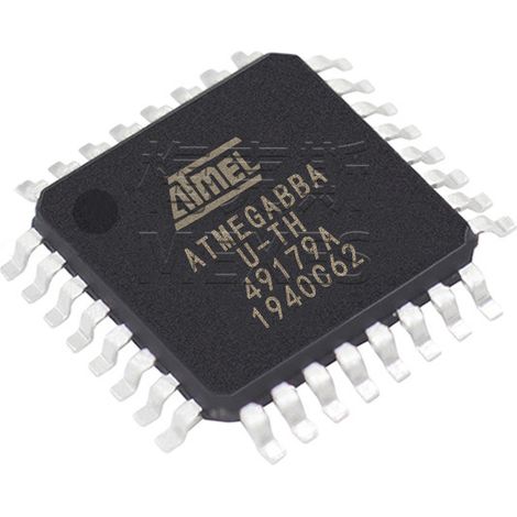 ATMEGA8A-AU and ATMEGA16-16AU chip electronic components, 5 units per pack.