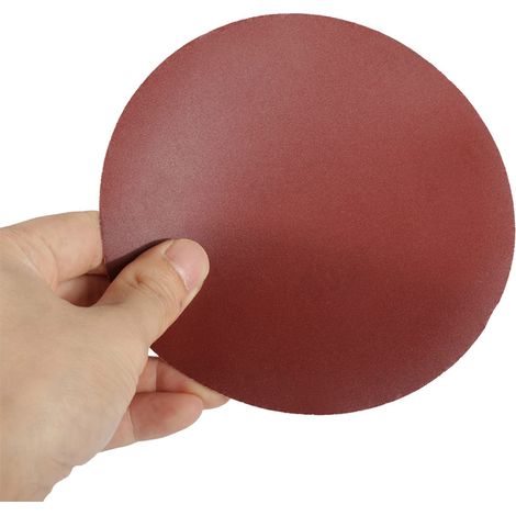 Lot de 25 disques abrasifs de 12,7 cm, assortis P800 P1000 P1500 P2000 P3000, tampons de papier abrasif en oxyde d'aluminium pour perceuse, outil rotatif (1/5)