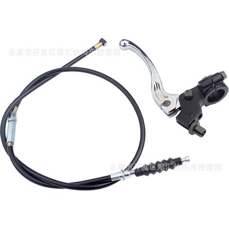 Accessoires pour quad électrique 47/49 cm³ (VTT, karting, moto à quatre roues) : levier de direction avant M8, tête fisheye (1/5)