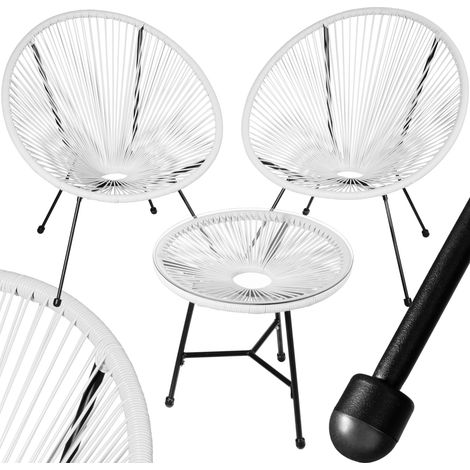 Ensemble table et chaises de jardin Santana -