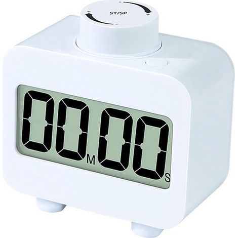 Timer - Timer da cucina - Timer digitale - Timer digitale per cucinare - Avanti/Conto alla rovescia - 3 impostazioni di memoria rapida - Silenzioso - Standby automatico - Per - Aula - Insegnante - Bam