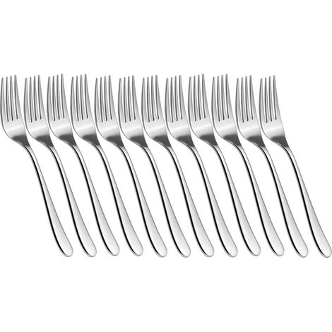 Salvinelli Dafne set 12 forchetta frutta acciaio inox 18 C 4 mm