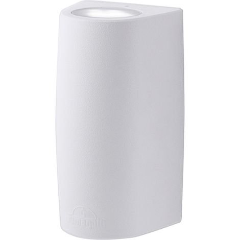 Aplique MARTA 2xGX53 6W con pulsador CCT (3colores) IP55 resina blanca (1/3)