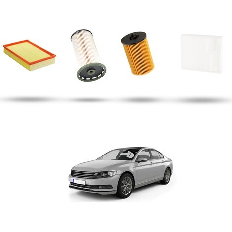 Kit tagliando 4 filtri compatibile con VW Passat (3g2,3G5) 2.0 TDI 176kw Dal 2014 (1/5)