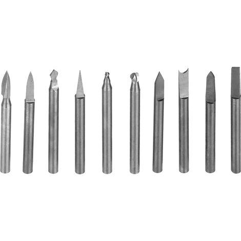 10-Piece Woodworking Knife Set in Forged High-Speed Steel (Handle) (1/5)