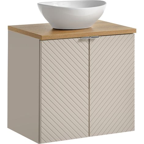 Waschtisch 60cm Manoa, Kaschmir - Holzoptik