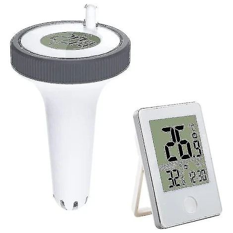Thermomètre numérique Wi-Fi pour piscines, avec écran LCD, IPX7, pour mesurer la température de l'eau des piscines, spas, jacuzzis et aquariums.-AquaForge (1/5)
