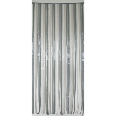 Rideau portière Capri 100 x200 cm gris (1/3)