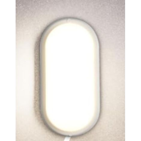 Applique Murale Intérieure Exterieur 15W 1600LM, Plafonnier LED 6000K, Luminaires Blanc, Lampe Eclairage Exterieur IP54, Éclairage de Plafond Pour Sous-Sol, Couloir, Escalier, Garage, Bain (1/5)