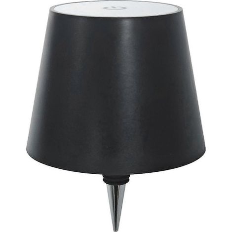 Lampes lumineuses rechargeables pour bouteilles de vin tricolores - Noires (1/5)