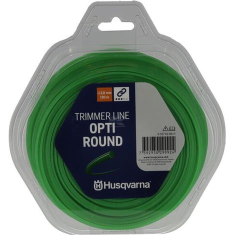 Filo da taglio per decespugliatori e tagliabordi Husqvarna Opti Round 2.0x130m (1/2)