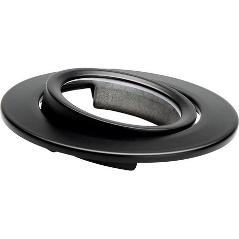 collerette aluminium - basculante - pour onex - dl150174 et dl150099 - noir - abi - aurora dl151232