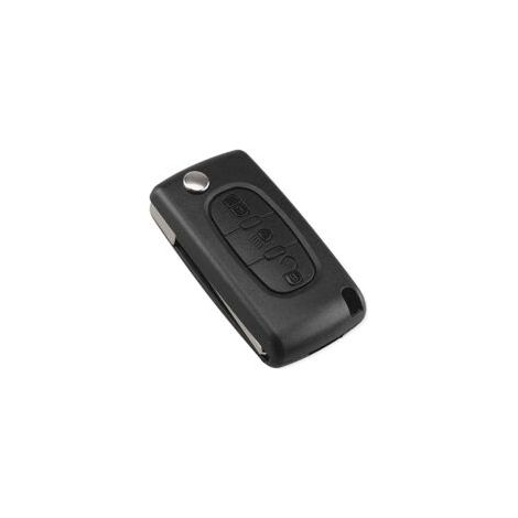Cache-clé de phare à 3 boutons- Compatible avec CE0523 - Clé pliante pour Peugeot 207, 307, 308, 407, 408, 3008, 5008 et Citroën C2, C3, C4, C5, C6 et C8 (1/2)