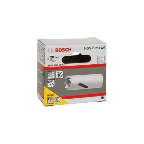 BOSCH-A SEGA A TAZZA BIMETALLICA HSS D 20