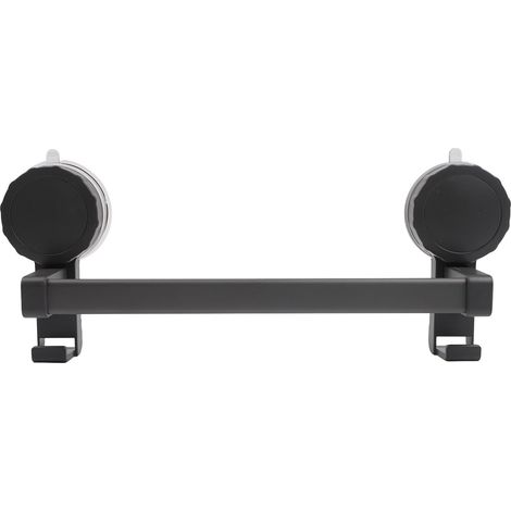 30 cm avec crochets, fixation murale sans perçage, en aluminium et plastique, étanche et antirouille, les surfaces lisses comme le carrelage ou le verre, supporte jusqu'à 22 serviettes (1/5)
