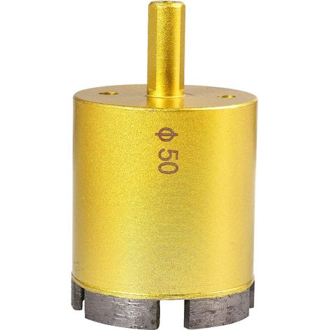 AIDUCHO 50mm Diamant Scie Trépan, Foret À Creuser Creux De Marbre De Céramique, Porcelaine, Porcelaine, Tuile, Marbre, Granit (Diamètre De 50mm) (1/5)