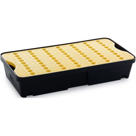 Plateau antidéversement avec grille, RS PRO 30L Stockage industriel ( Prix pour 1 )