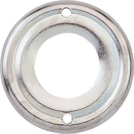 Itar – Rosace décorative en acier zingué Ø 16 mm – Pour projets de bricolage – Finition esthétique durable – Lot de 1 unité (1/2)