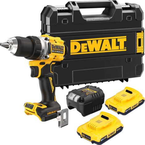 DeWalt DCD 800 D2T Perceuse-visseuse sans fil 18 V 90 Nm Brushless + 2x batterie 2,0 Ah + chargeur + TSTAK (1/5)