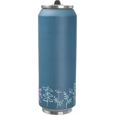 Taza térmica, lata, botella termo para café o té, para niños, 700 ml. (1/5)
