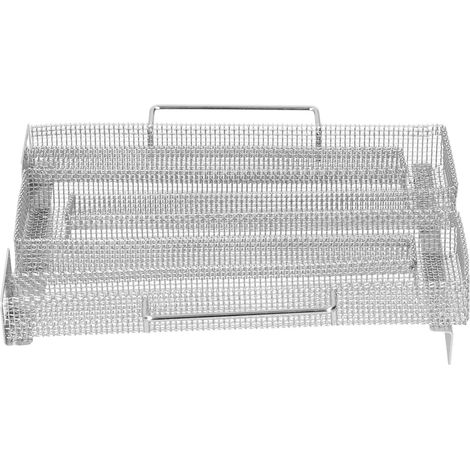 Générateur de fumée froide en forme de M, grille de barbecue, plateau fumoir en acier inoxydable pour fumage à froid/à chaud (1/5)