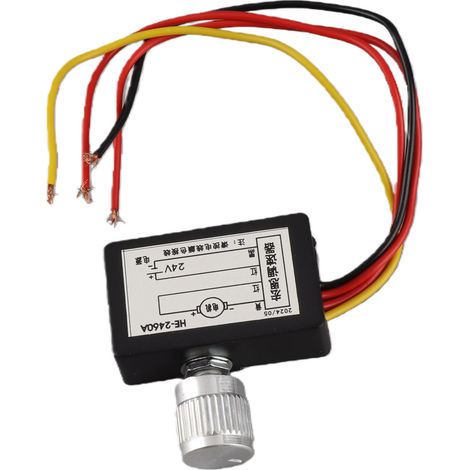 Contrôleur de vitesse de moteur PWM 60 W, interrupteur de régulation de vitesse électronique pour commande de chauffage par ventilateur (1/5)