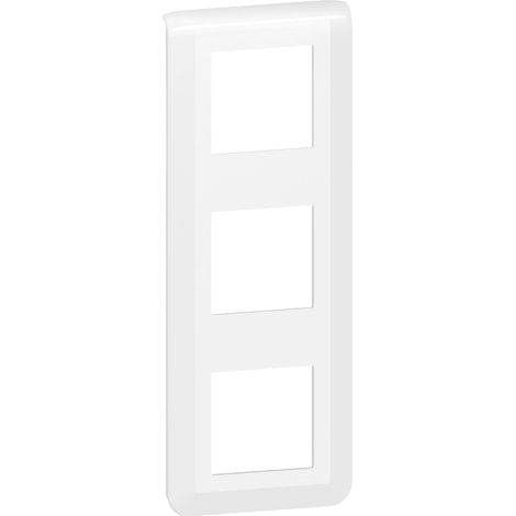 Legrand Mosaic placca di finitura bianca 3x2 moduli brillante