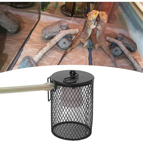 Filet de protection solaire E27 pour reptiles, tortues, lézards et accessoires de bronzage, abat-jour chauffant pour animaux, norme américaine 110 V (1/5)