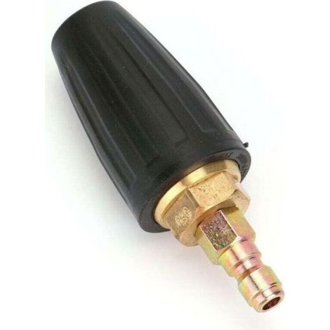 Buse Rotative Haute Pression 3000 PSI Buse de Pulvérisation Turbo pour Nettoyeur Hute Pression avec Raccord Rapide 1/4", 030(noir) (1/3)