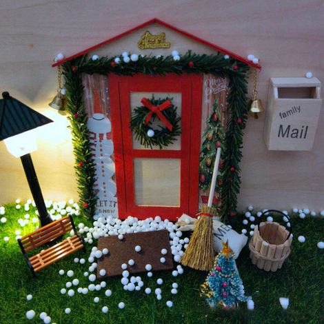 Ensemble de Décorations Miniatures pour Maison de Poupée, Accessoires de Jardin Gnomes Miniatures (1/5)