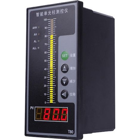 T80 Intelligente Lichtsäulenanzeige mit integriertem Flüssigkeits-, Öl- und Wassertiefendetektor und LCD-Display
