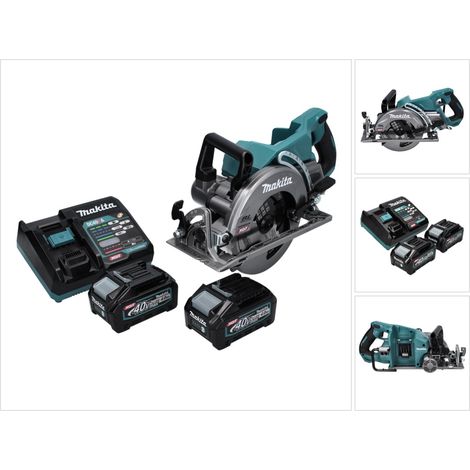 Makita RS 001 GM2 Scie circulaire portative sans fil 40 V max. 185 mm Brushless + 2x batterie 4,0 Ah + chargeur (1/5)